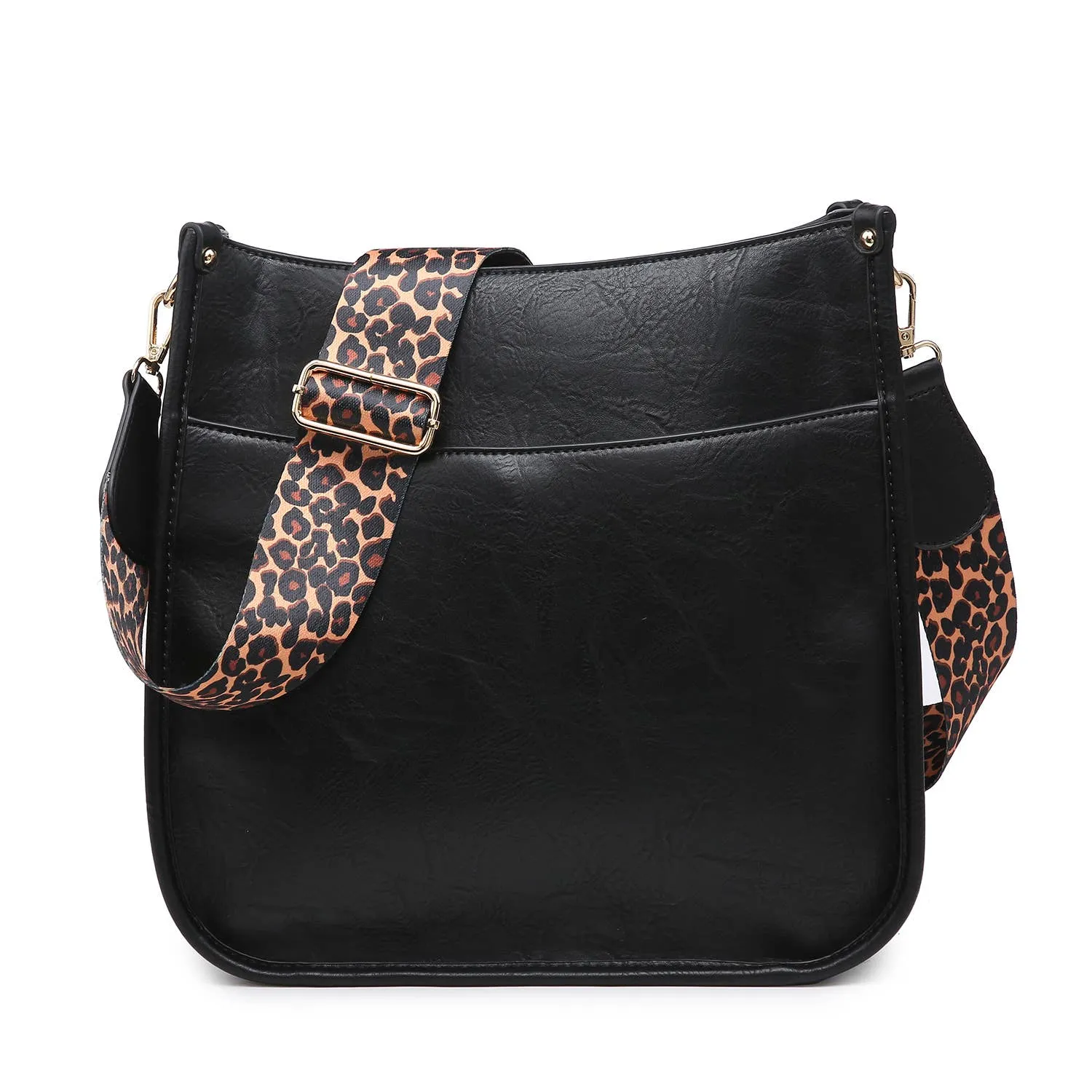 Crossbody with Guitar Strap-Black