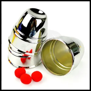 Cups & Balls Magic Trick -  <span style="color: red;">FREE SHIPPING!</span>
