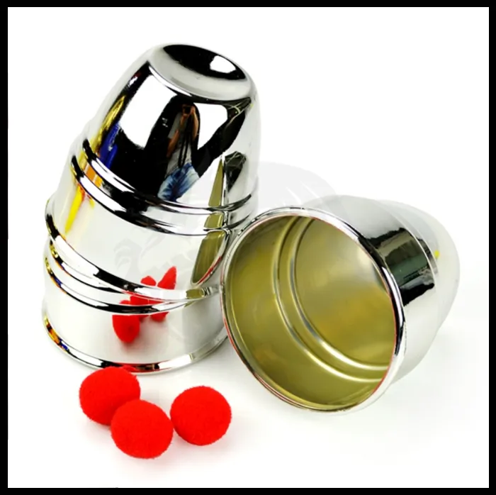 Cups & Balls Magic Trick -  <span style="color: red;">FREE SHIPPING!</span>
