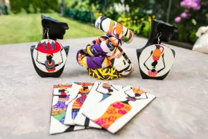 Custom made Jewelry/Women Figuring design/from Haiti/Elegant