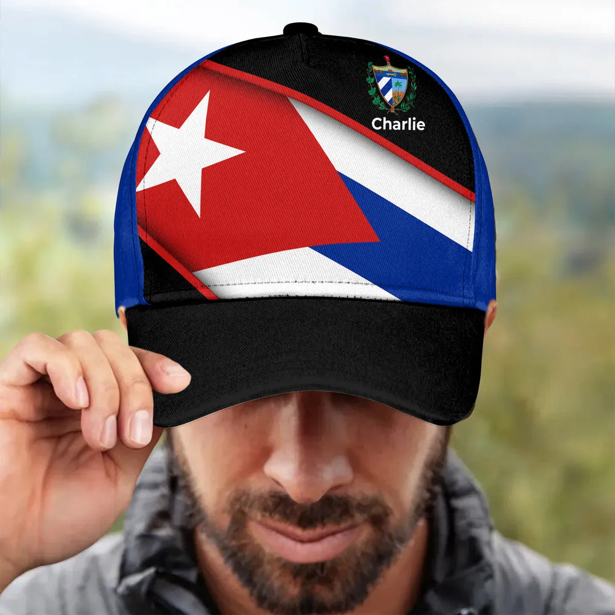 Custom Pride Cuba Classic Cap With Your Name