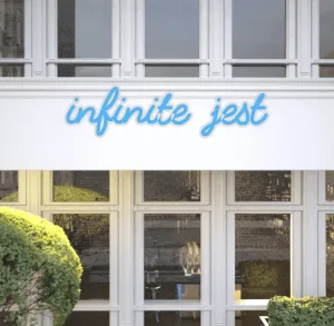 Custom text: infinite  jest