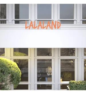 Custom text: LALALAND