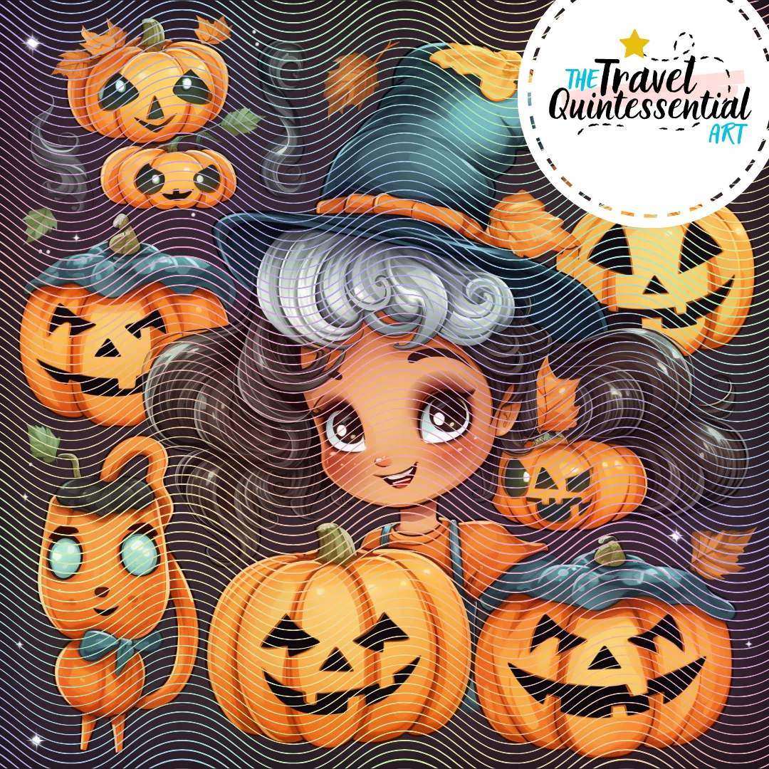 Cute Halloween Digital Art SETHW001
