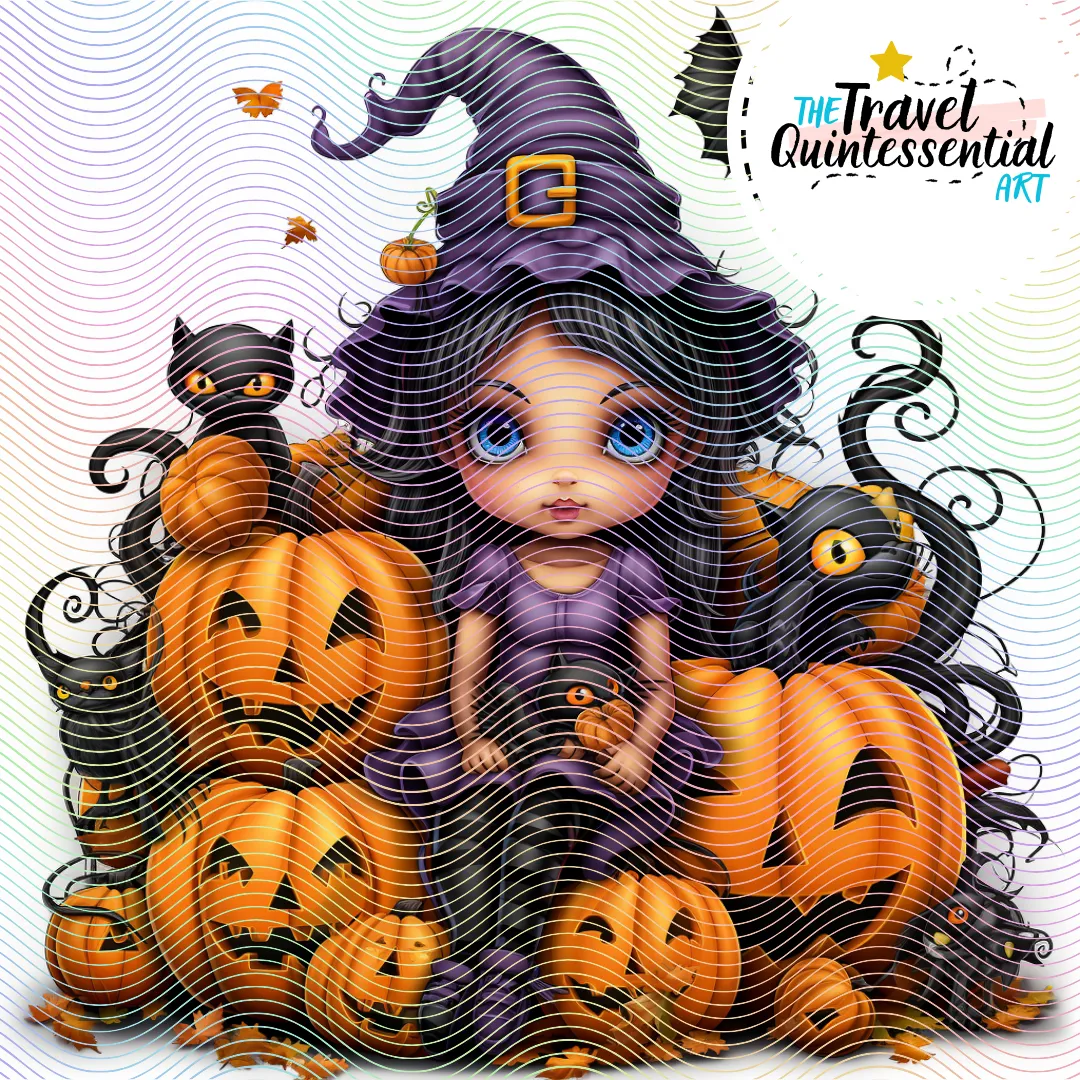 Cute Halloween Digital Art SETHW002
