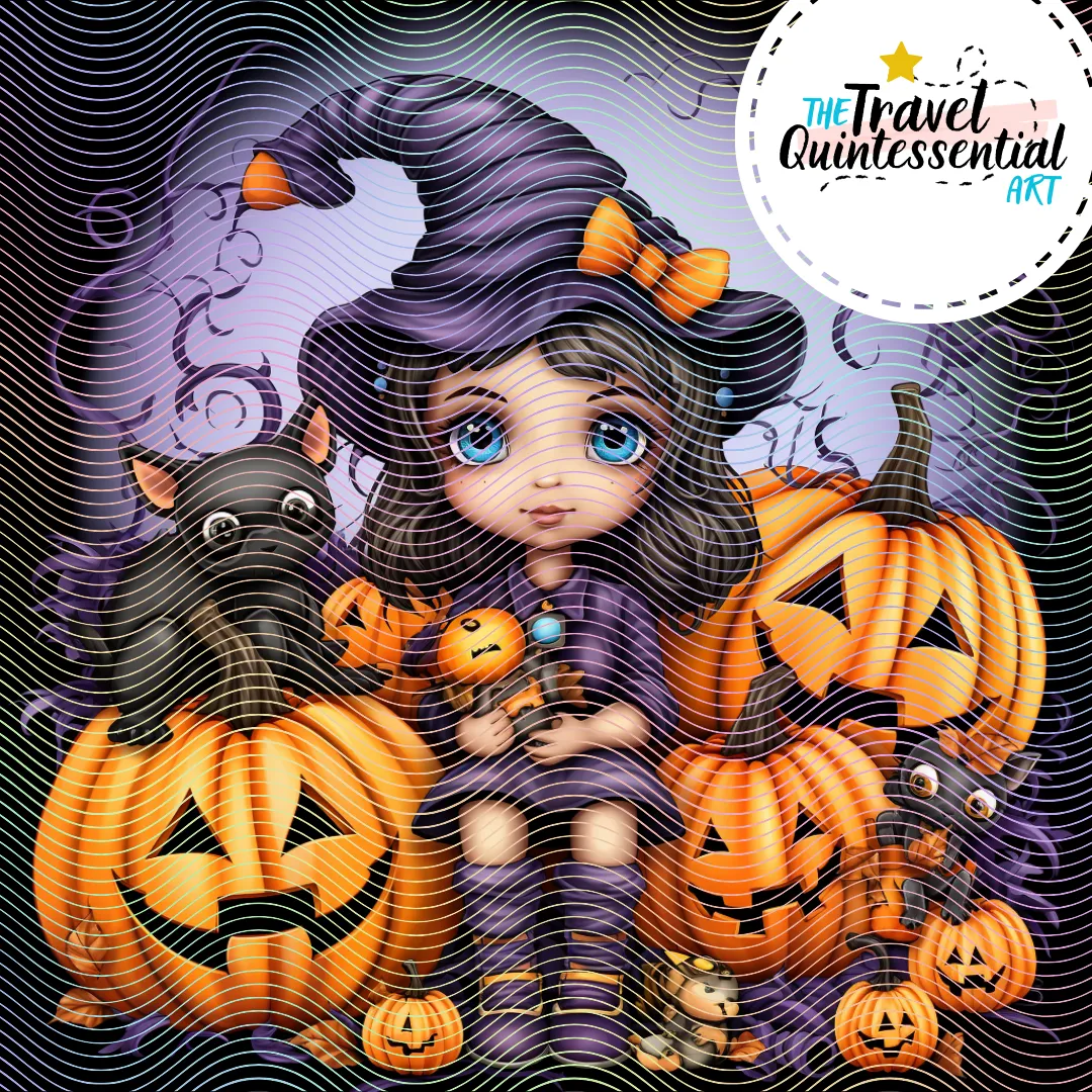Cute Halloween Digital Art SETHW002