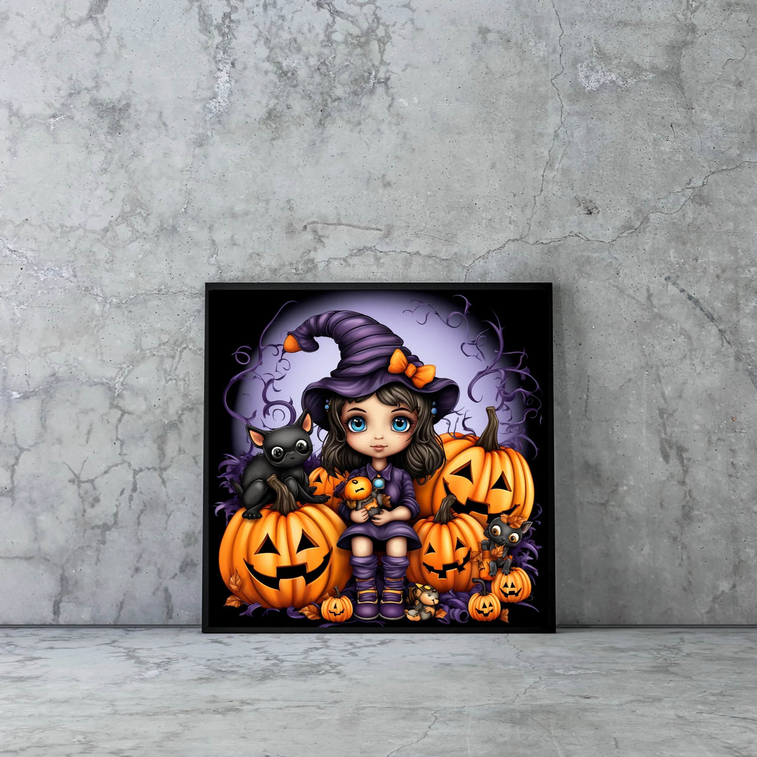 Cute Halloween Digital Art SETHW002