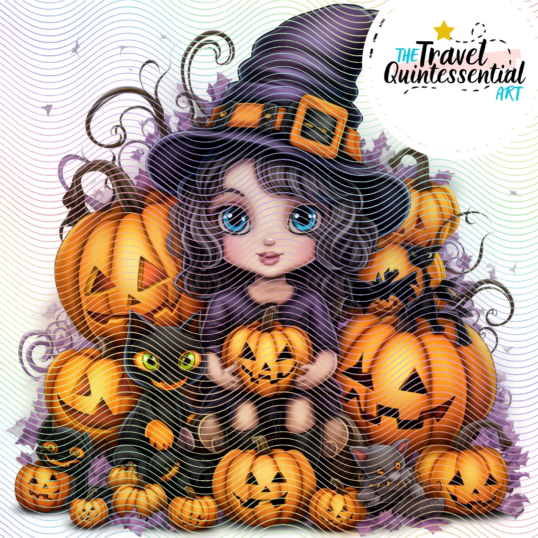 Cute Halloween Digital Art SETHW002