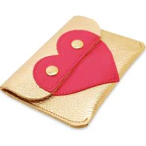 Cute Heart Motif Coin Pouch