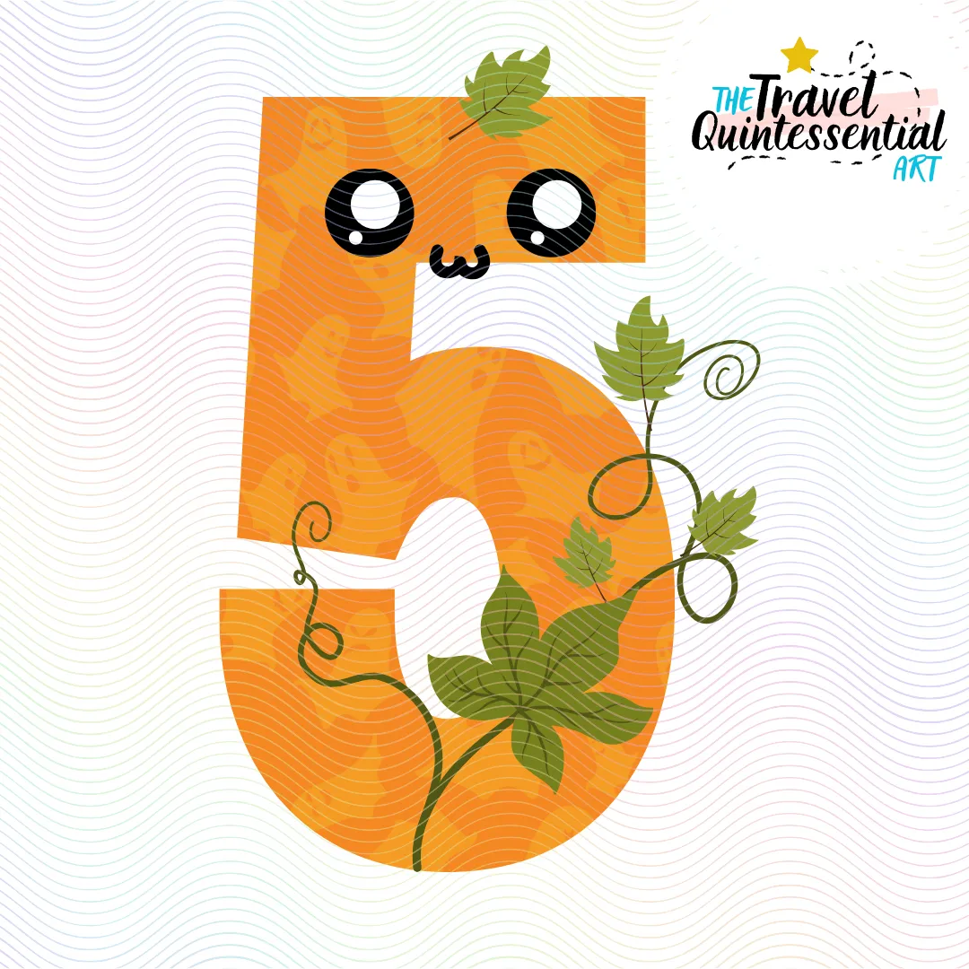 Cute Numbers Halloween - Digital Art SETNUM001