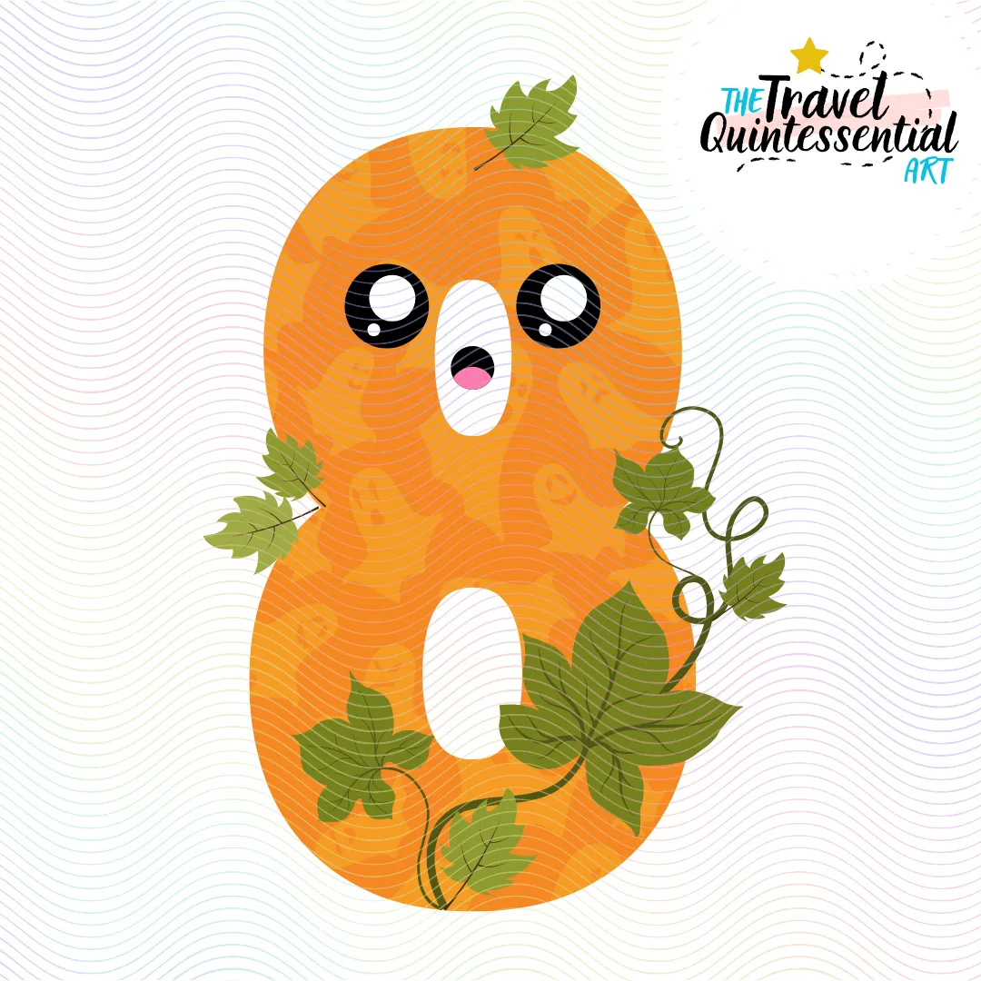 Cute Numbers Halloween - Digital Art SETNUM001