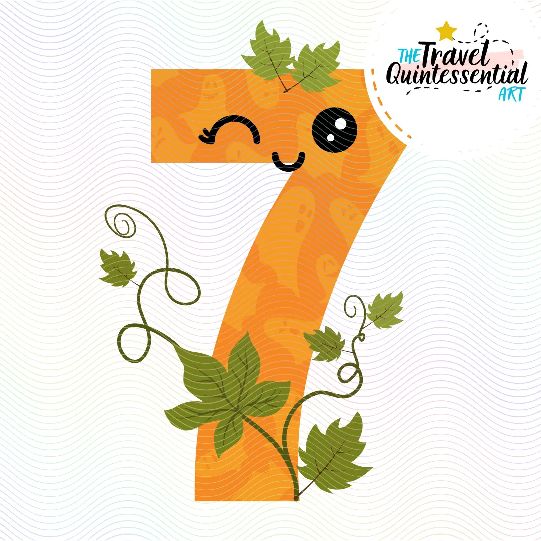 Cute Numbers Halloween - Digital Art SETNUM001