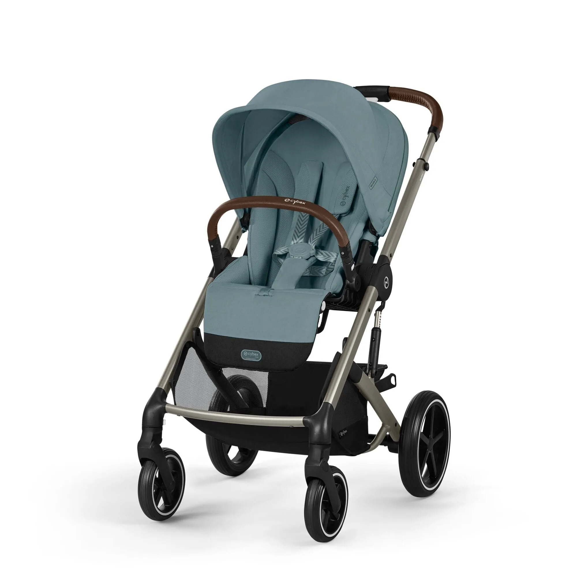 Cybex Balios S Lux Essential Bundle - Taupe/Stormy Blue