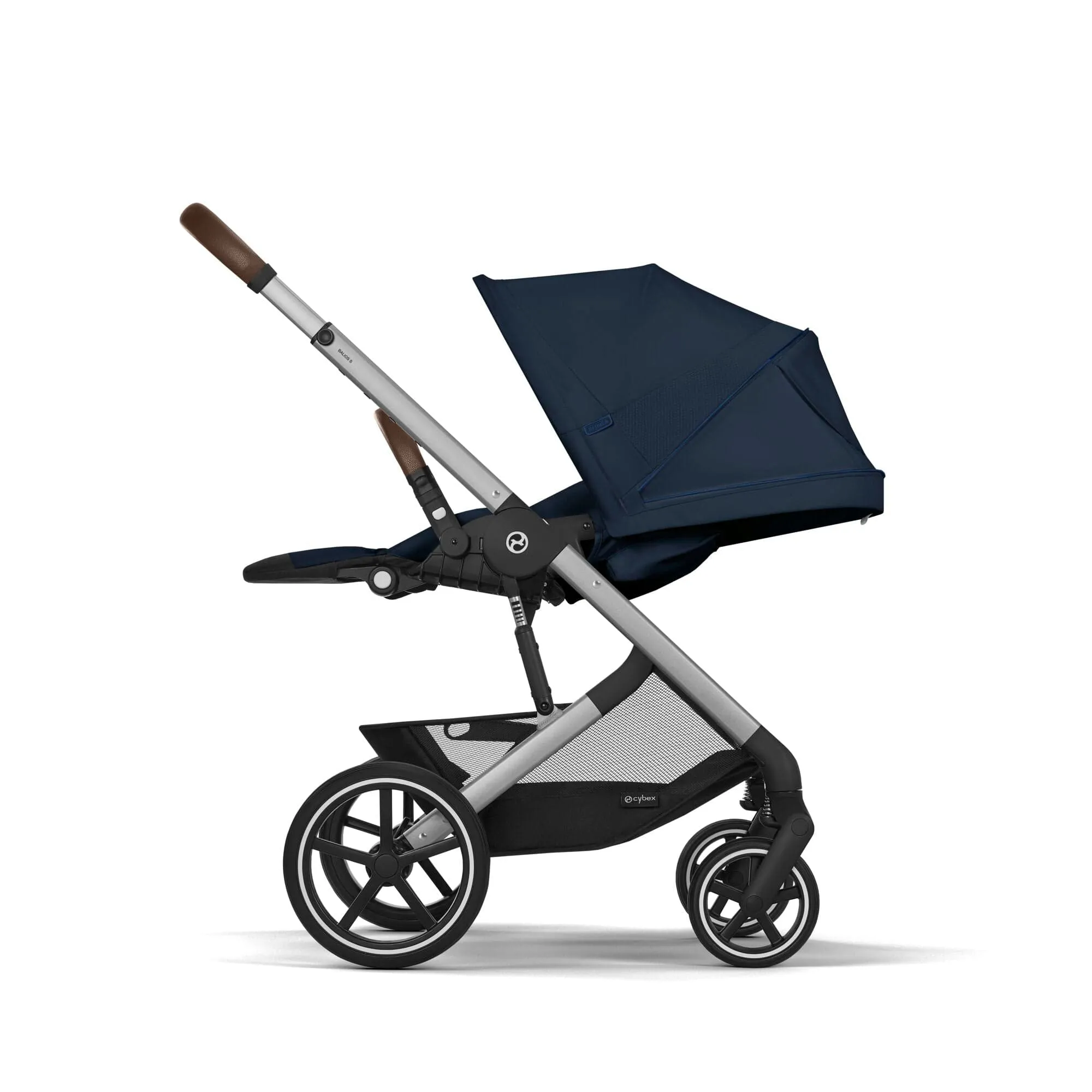 Cybex Balios S Lux Luxury Bundle in Silver/Ocean Blue