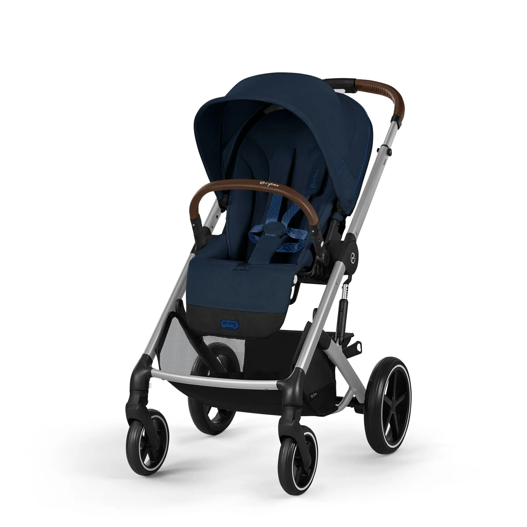 Cybex Balios S Lux Luxury Bundle in Silver/Ocean Blue