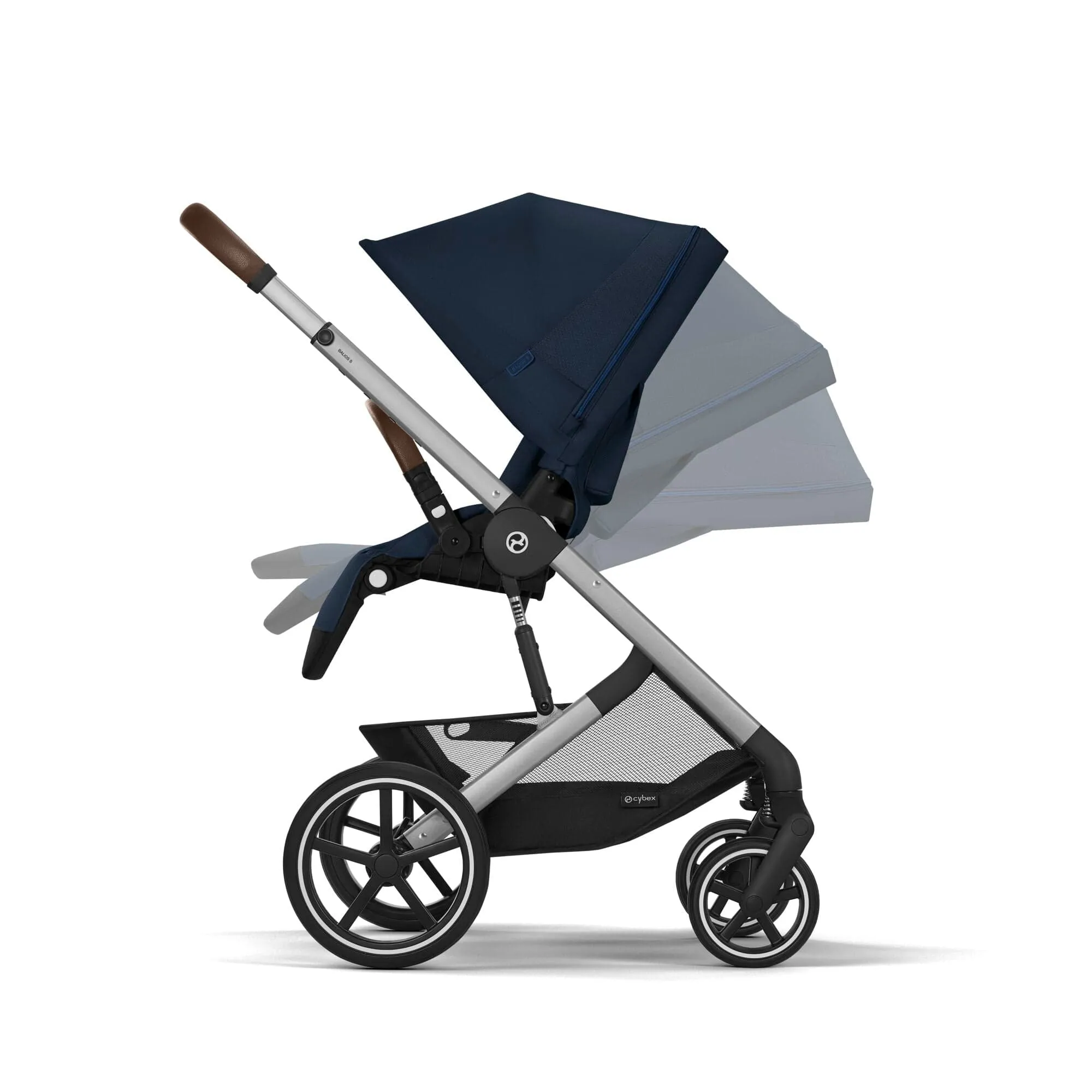 Cybex Balios S Lux Luxury Bundle in Silver/Ocean Blue