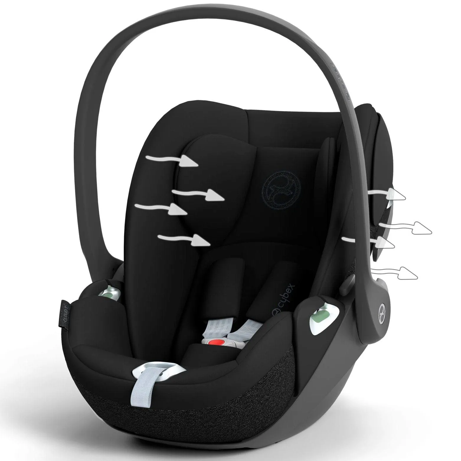 Cybex Balios S Lux Luxury Bundle in Silver/Stone Grey