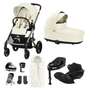 Cybex Balios S Lux Luxury Bundle in Taupe/Seashell Beige