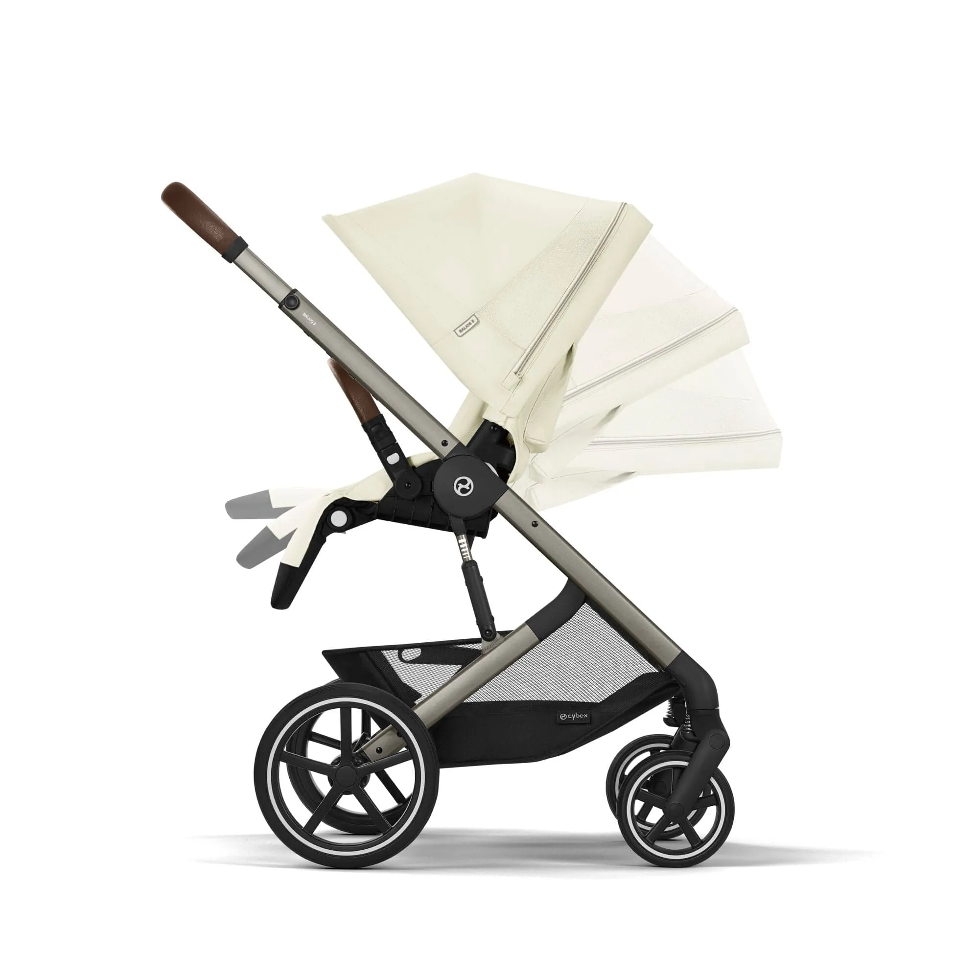 Cybex Balios S Lux Luxury Bundle in Taupe/Seashell Beige