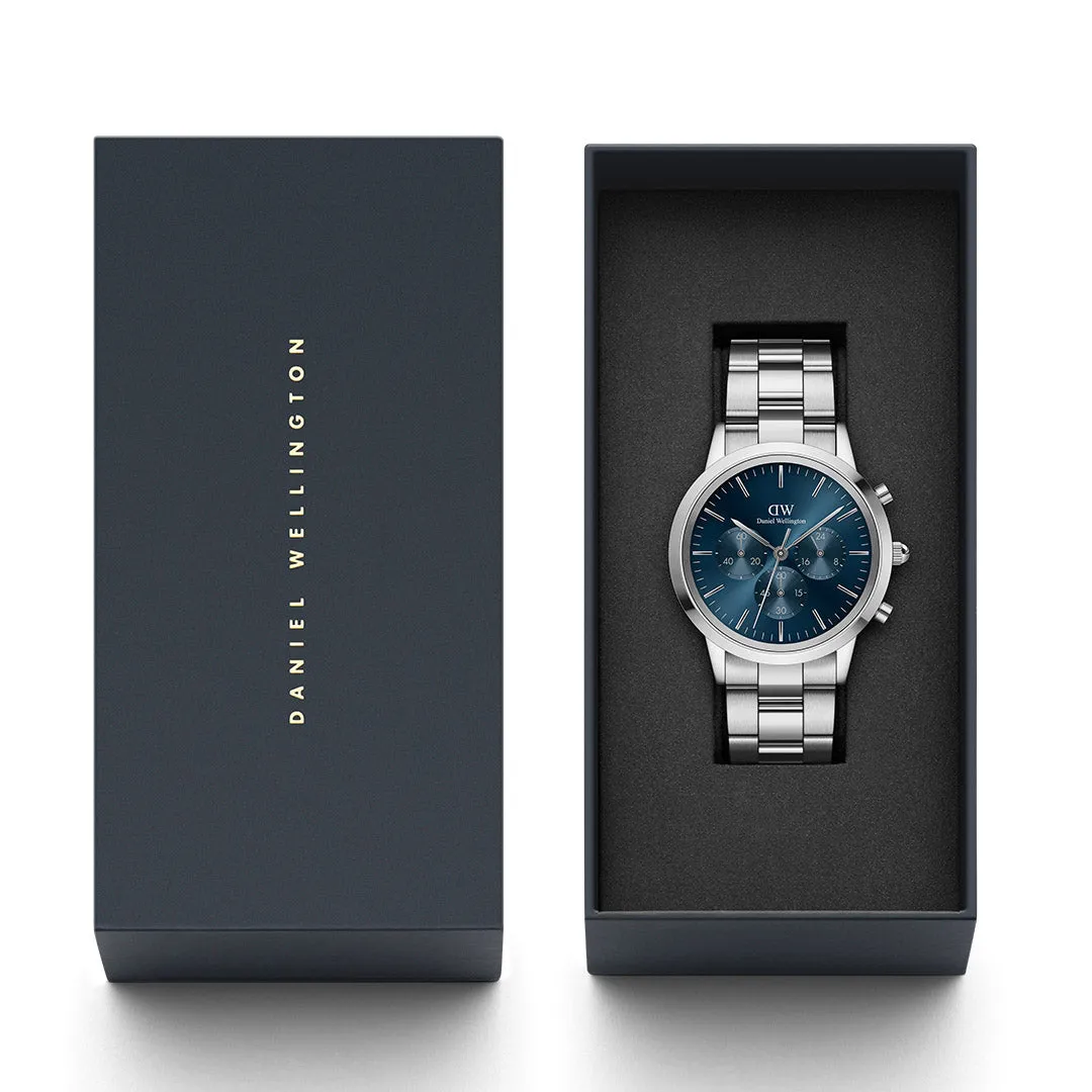 Daniel Wellington Men's Watch Silver Tone Case Quartz