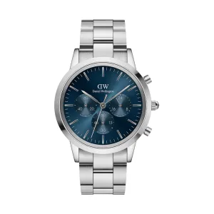 Daniel Wellington Men's Watch Silver Tone Case Quartz