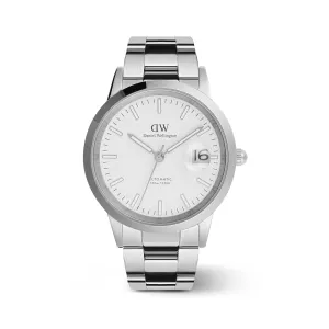 Daniel Wellington Men's Watch White Dial Silver Tone Case Quartz