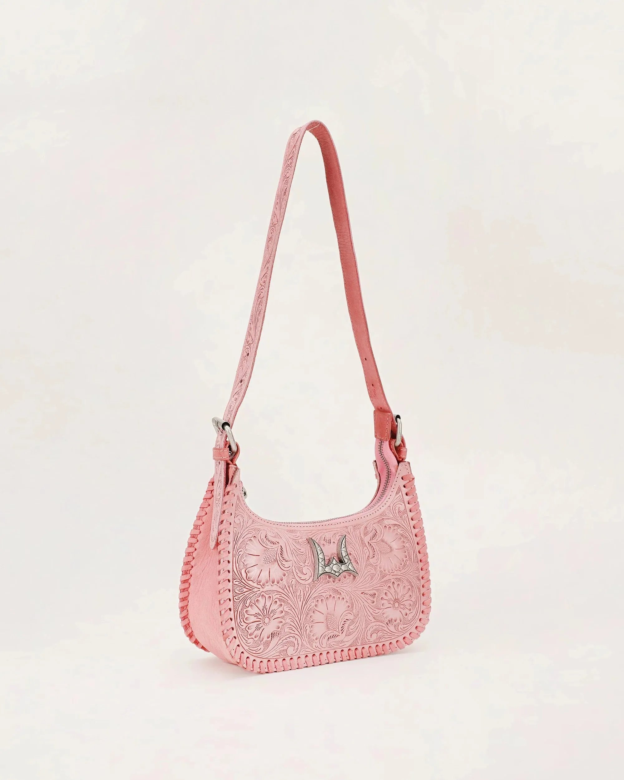 Dannia Medium Purse - Pink Leather