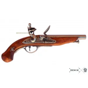 Denix France 18th Century Flintlock Pirate Pistol Replica (Model Only)