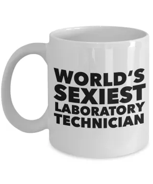 Dental Med Medical Lab Tech Retirement Gifts World's Sexiest Laboratory Technician Mug Ceramic Coffee Cup
