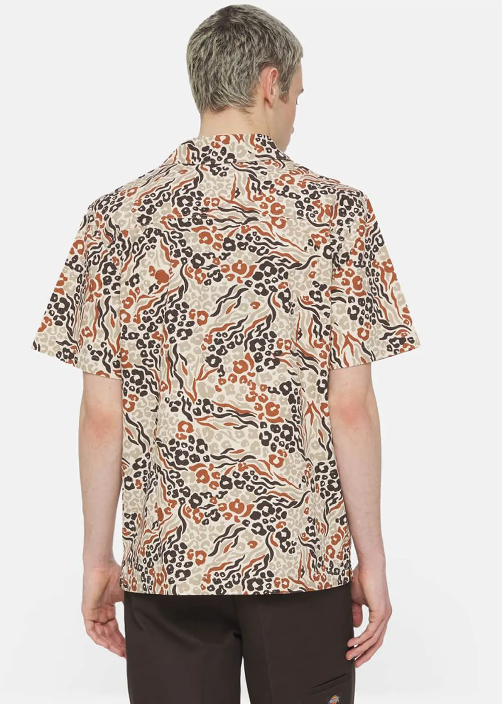 Dickies Men Saltville Shirt Red Camouflage