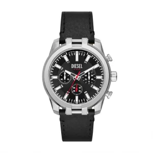 DIESEL SPLIT MEN'S LEATHER WATCH