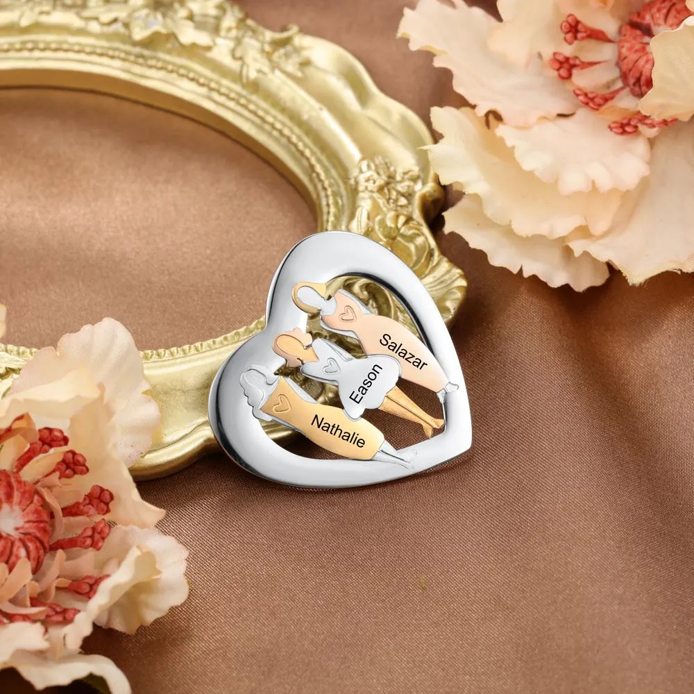 Different Sisters Custom Brooch
