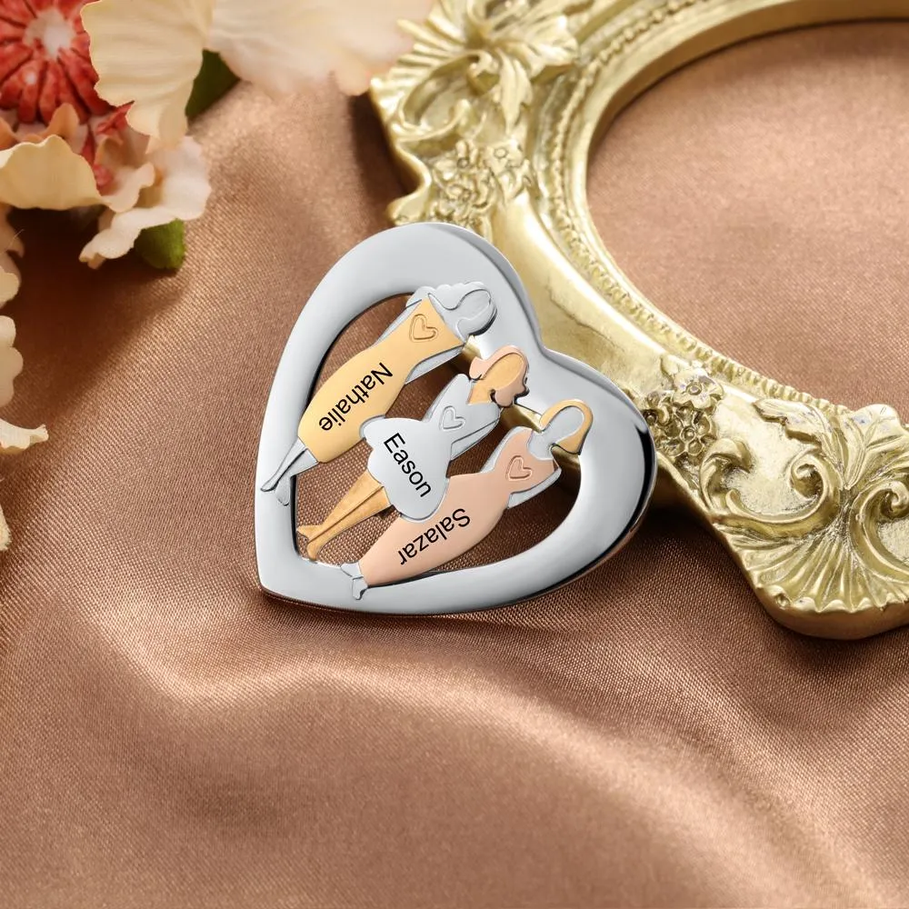 Different Sisters Custom Brooch
