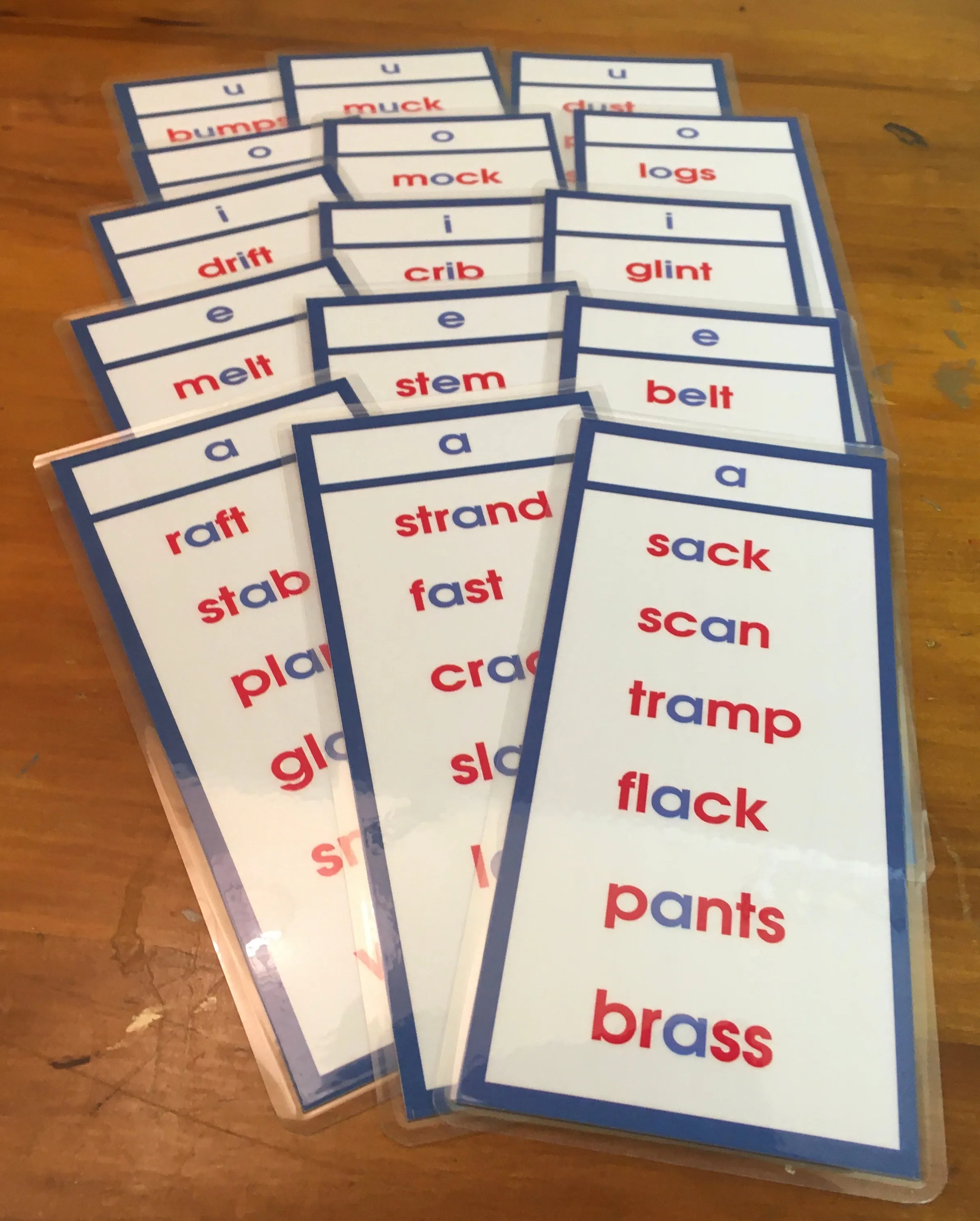 Digital Blue Word Lists