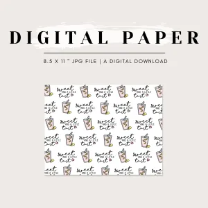 Digital Paper - Lemonade Sweet & Tart