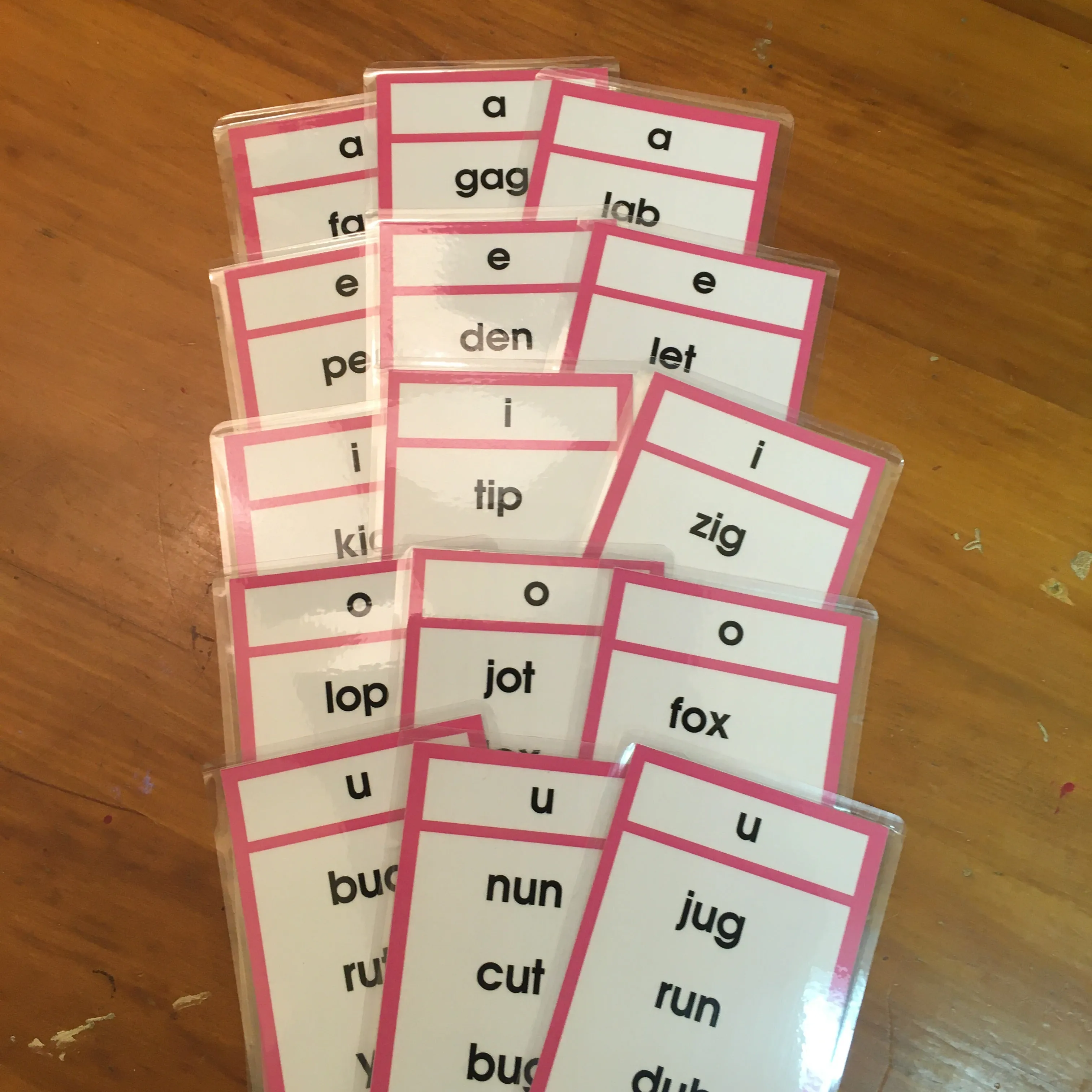 DIGITAL Pink Word List