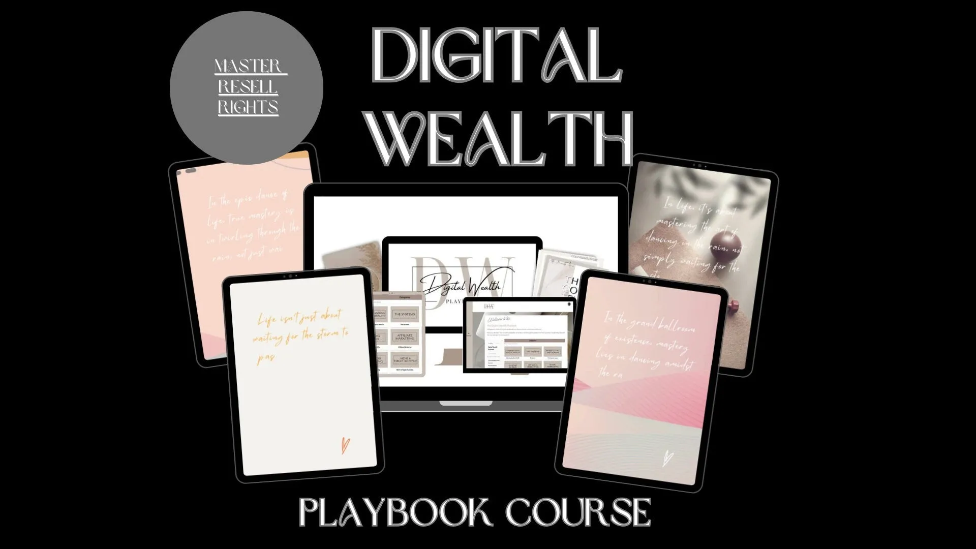 Digital Wealth Playbook  MRR,  Marketing Course Lifetime Access w/ Resell Bonus Ultimate Bonus - 12 Million  MRR, PLR