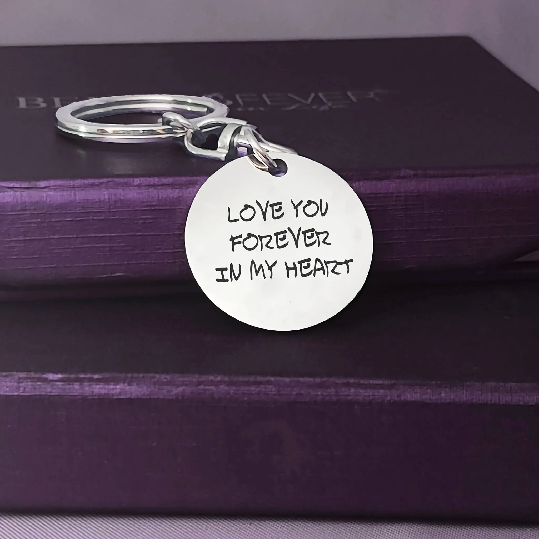 Disc Handwriting Keyring