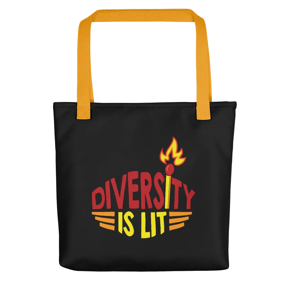Diversity is Lit (Tote Bag)