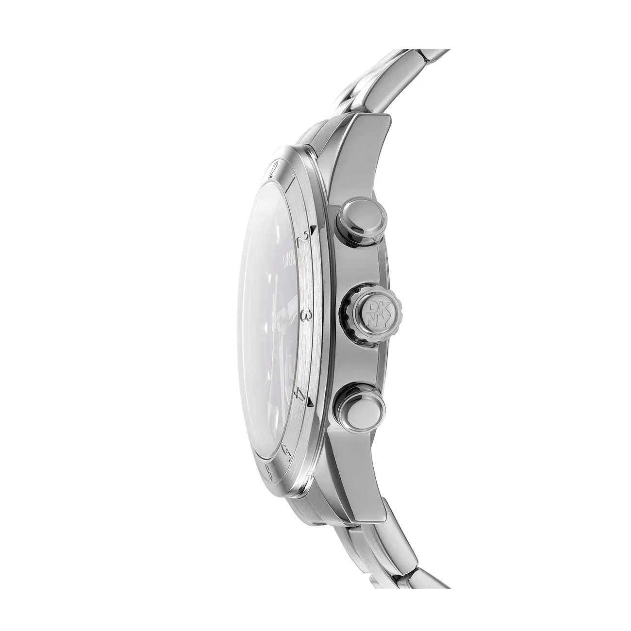 DKNY ACTIVE Men's Dark Blue Dial Stainless Steel Watch