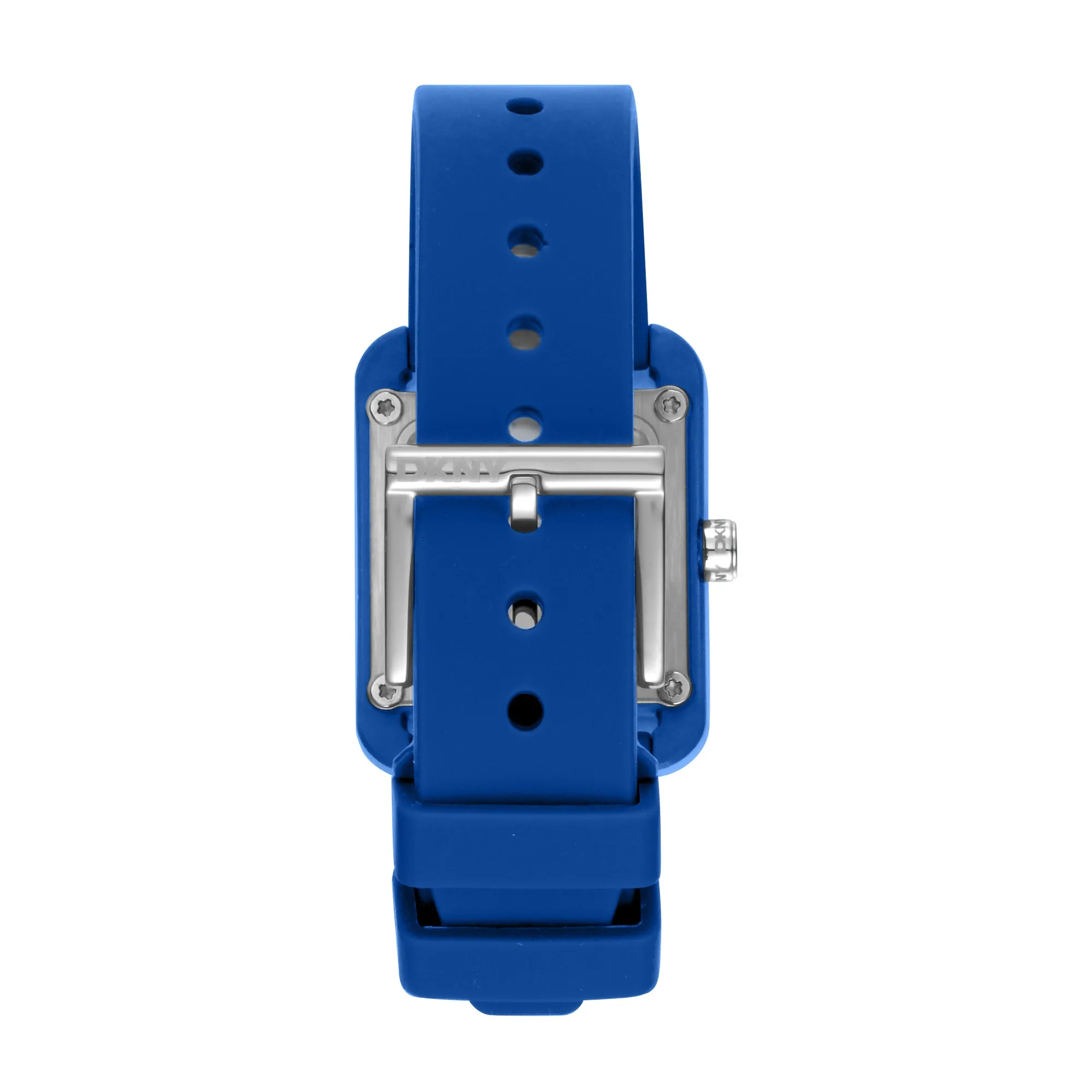DKNY ICONIC Women's Dark Blue Dial Silicone Strap Watch