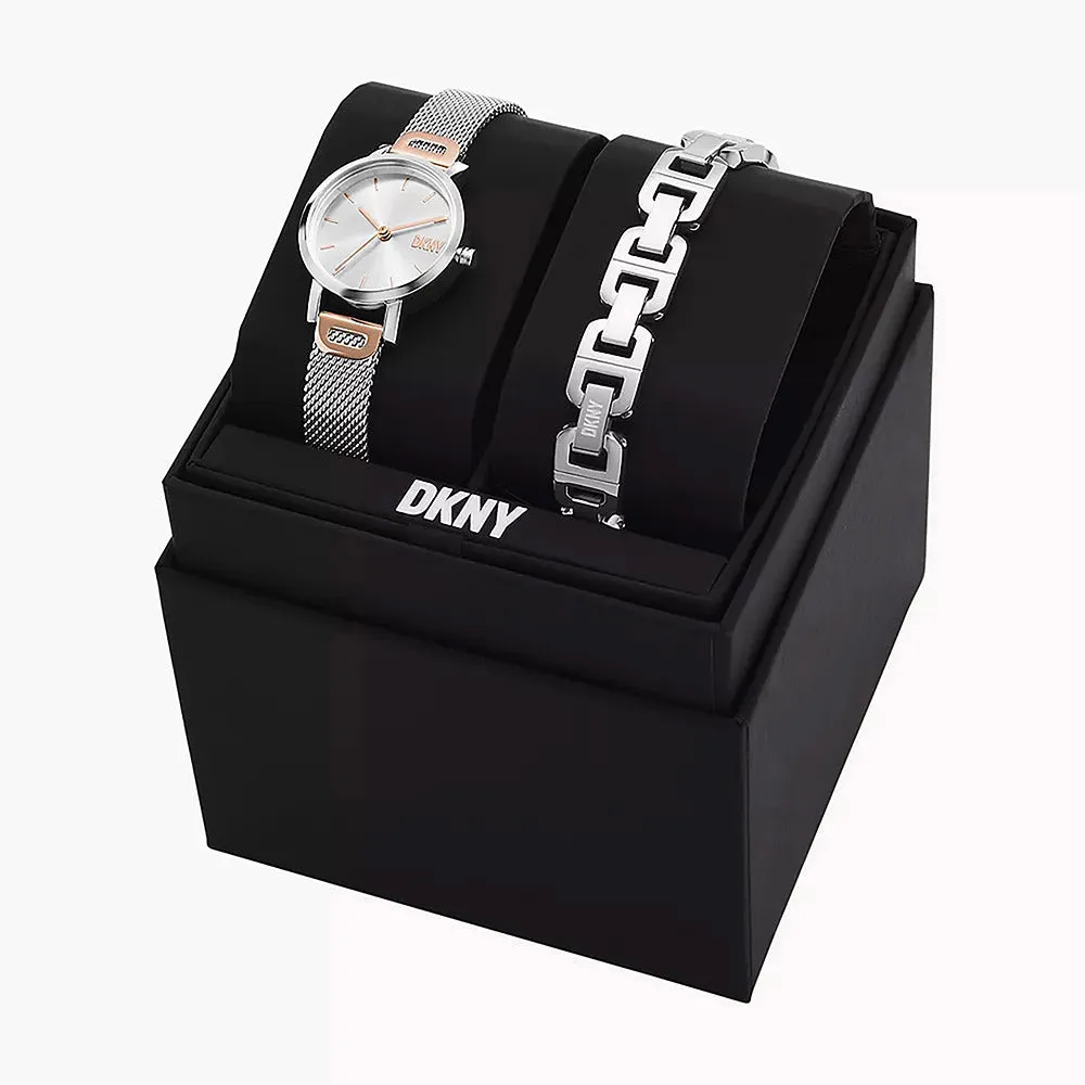 Dkny Soho Silver Stainless Steel Women's Watch