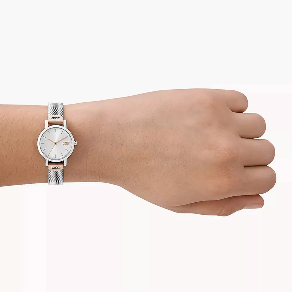 Dkny Soho Silver Stainless Steel Women's Watch