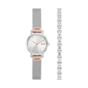 Dkny Soho Silver Stainless Steel Women's Watch