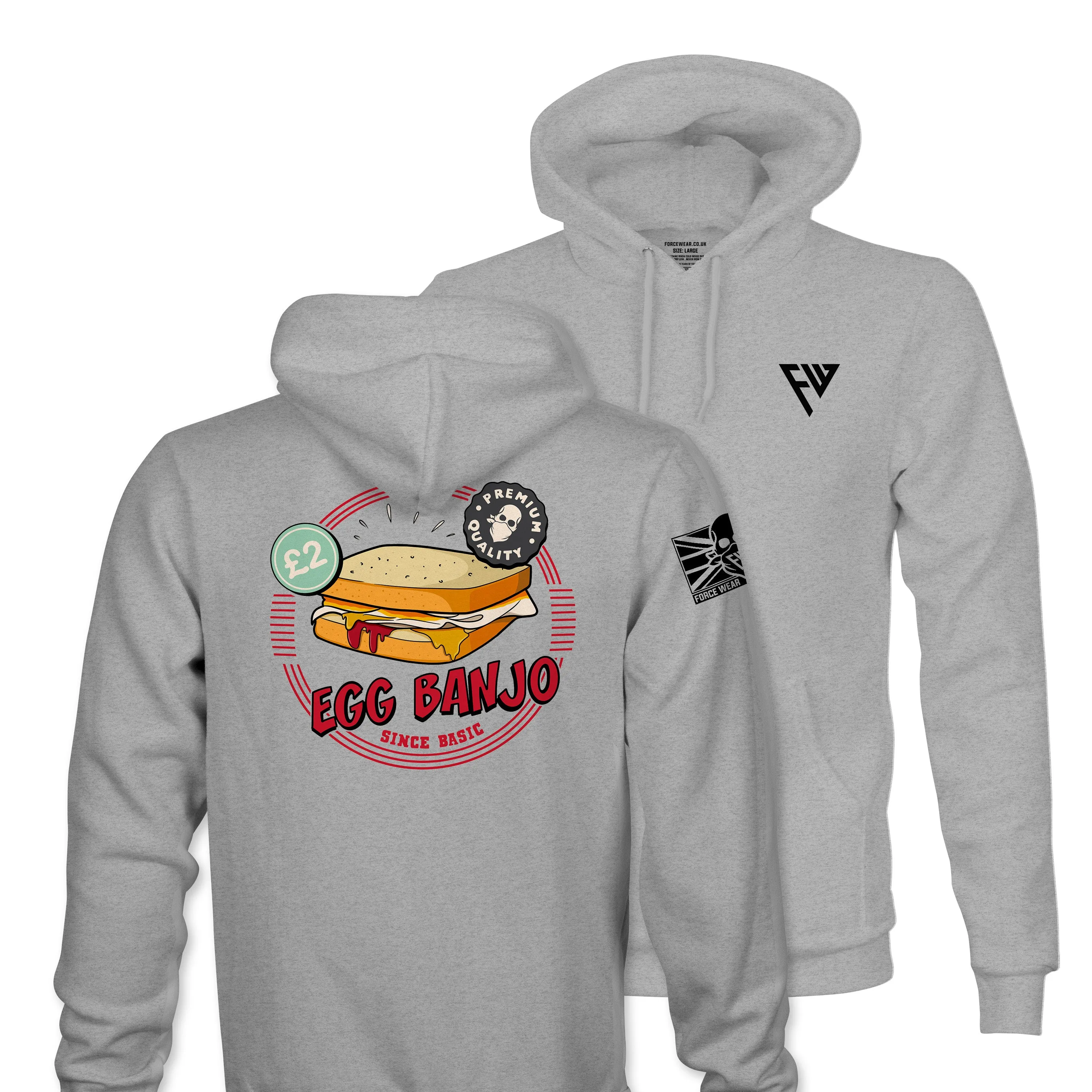 EGG BANJO TAG & BACK HOODIE