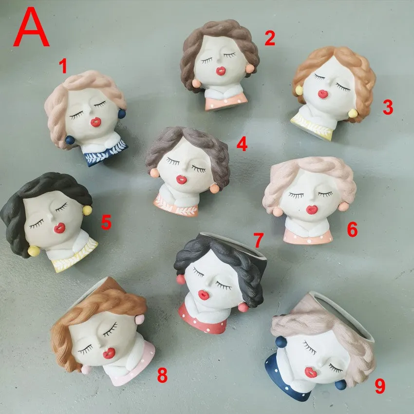 Elegant Ladies Craft Thai Head Pots