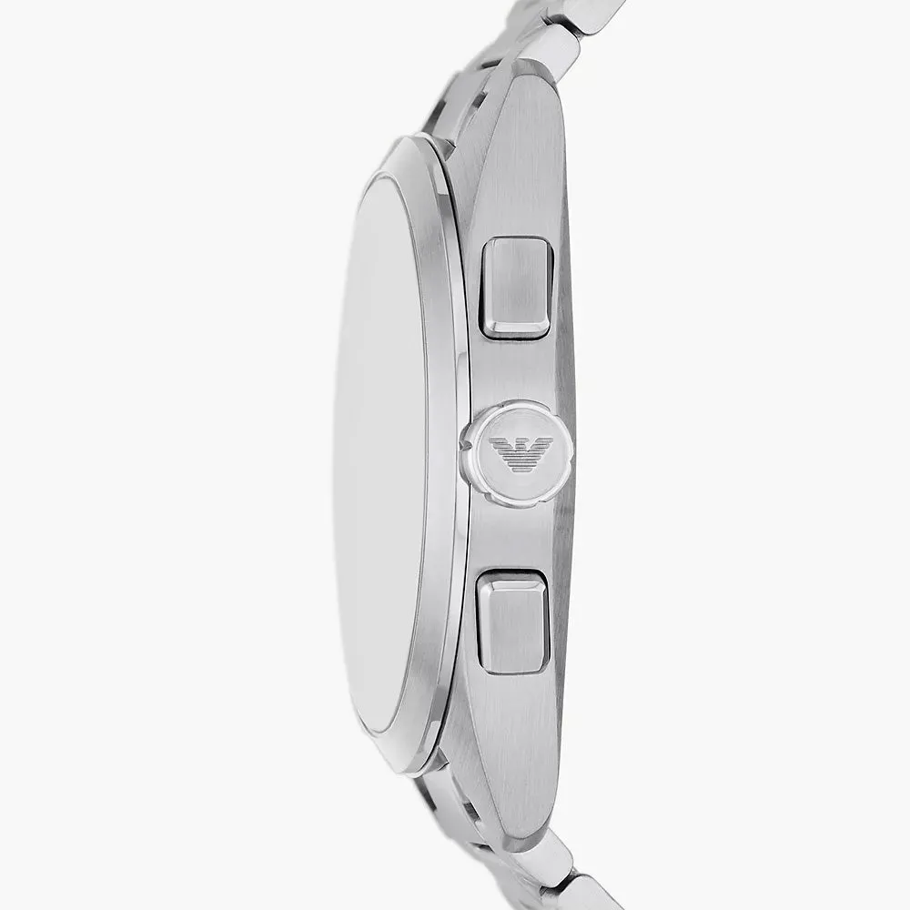 EMPORIO ARMANI CHRONOGRAPH STAINLESS STEEL WATCH