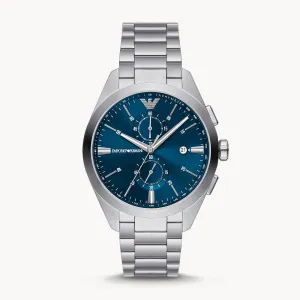 EMPORIO ARMANI CHRONOGRAPH STAINLESS STEEL WATCH