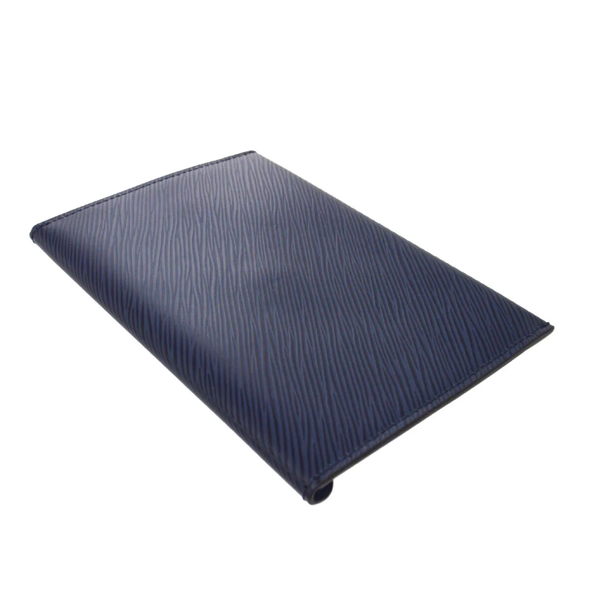 ENIC LOUIS VUITTON INVITATION CARD CASE NOVELTY BLUE LEATHER BT15670j