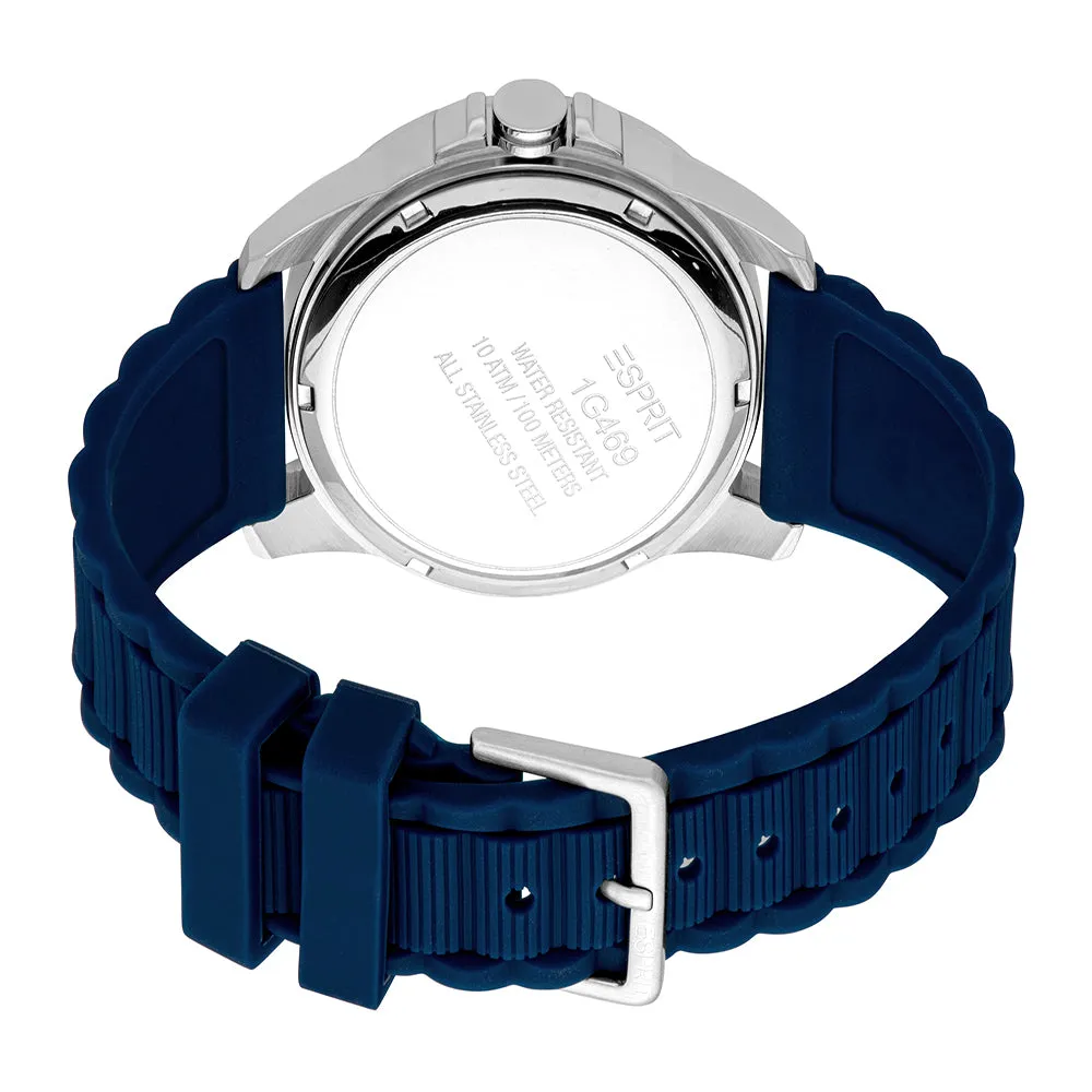 Esprit Men's 43mm Colton Fashion Dark Blue Dial Watch